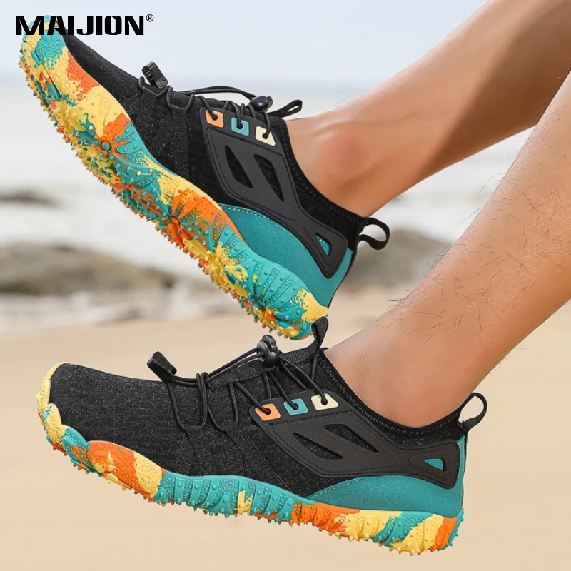 

Женская пляжная обувь для босиком, быстросохнущие мужские водные кроссовки, противоскользящая уличная спортивная обувь для рыбалки, серфинга, дайвинга