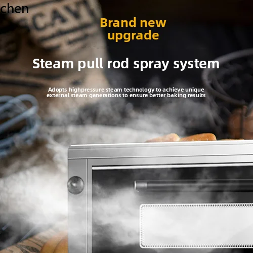 ZML Commercial Oven with Steam Spray Baking Two Layer Four Plate Open Furnace