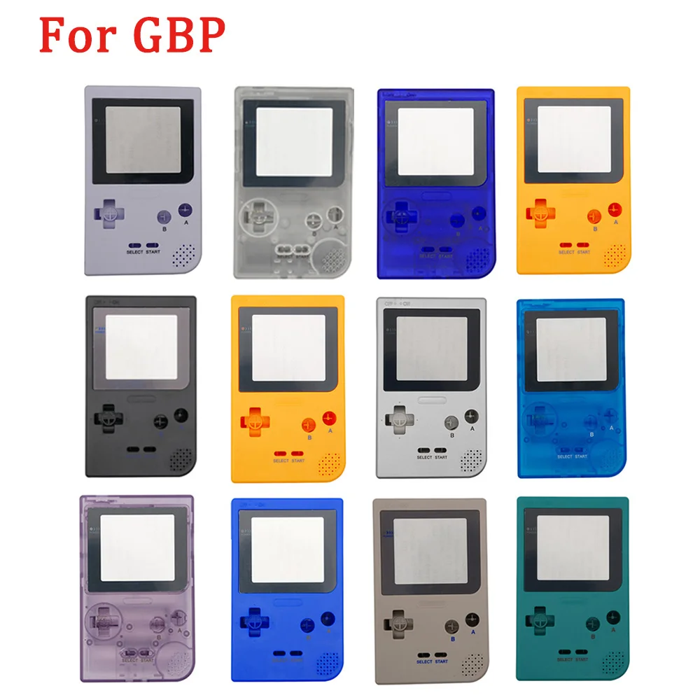 جودة عالية مجموعة كاملة الإسكان شل ل GBP Gameboy جيب لعبة وحدة التحكم شل واقية مع أزرار منصات موصلة