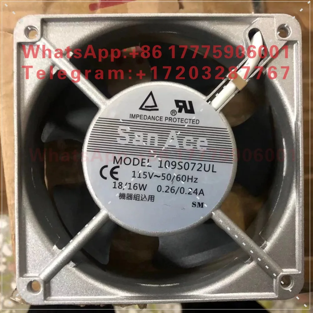 New 12CM 12038 220V industrial aluminum frame AC large air volume cooling fan 109S072UL