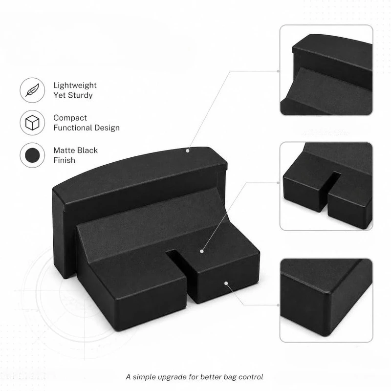 Golf Bag Support Golf Cart Stand Bag Stabilizer Bracket Holder Adapter Black Training Accessories