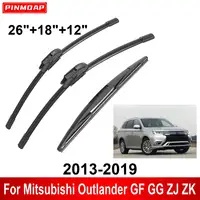 1/2/3/4/6 Uds limpiaparabrisas de coche para Mitsubishi Outlander GF GG ZJ ZK 2013-2019 limpiaparabrisas delantero trasero cepillos accesorios de automóvil 2018 2019
