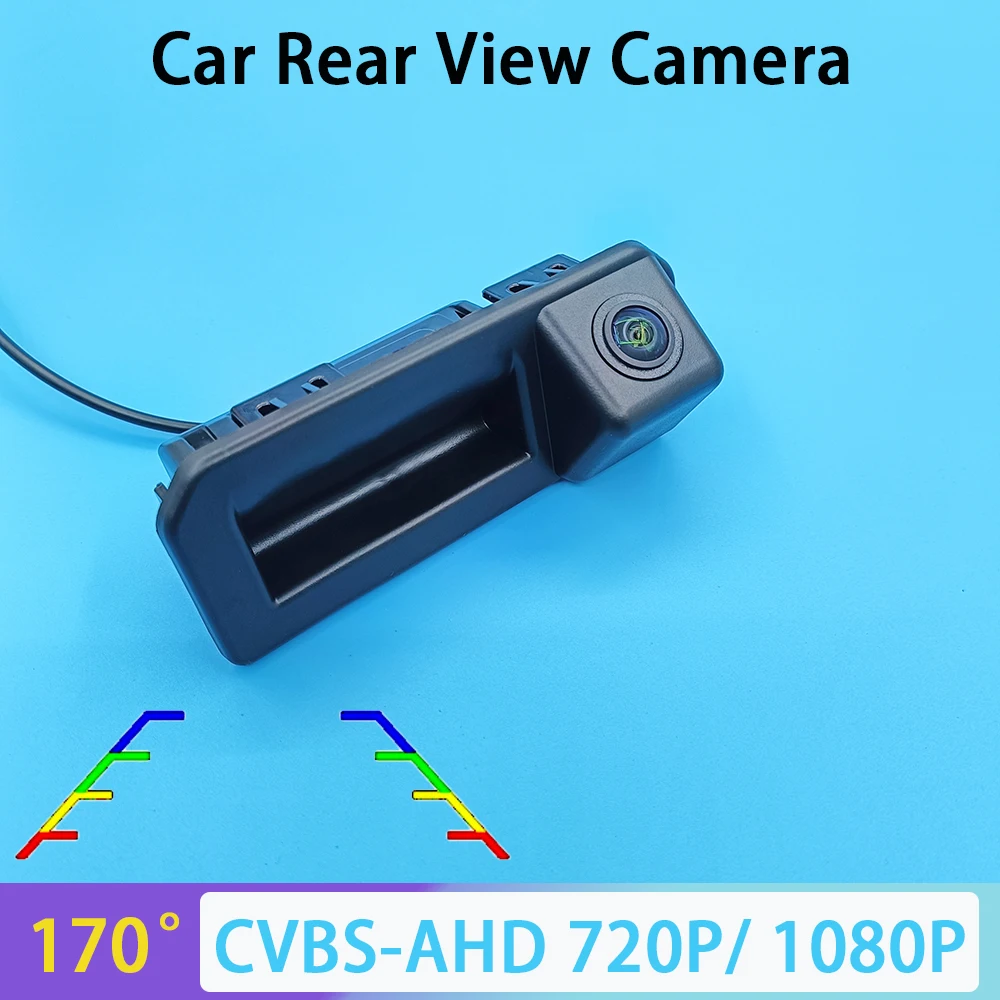 Auto rückansicht kamera AHD720P/CVBS stamm griff halterung Für Audi Q2 Q3 Q5L A5 A6L VW Serie Skoda Porsche Cayenne Golden LS8034 – Detail 1