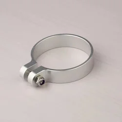 1PC Alumin Alloy Eexhaust Pipe Fastening Ring ID45/50MM Support Bracket Clamp Exhaust Pipe Support Bracket