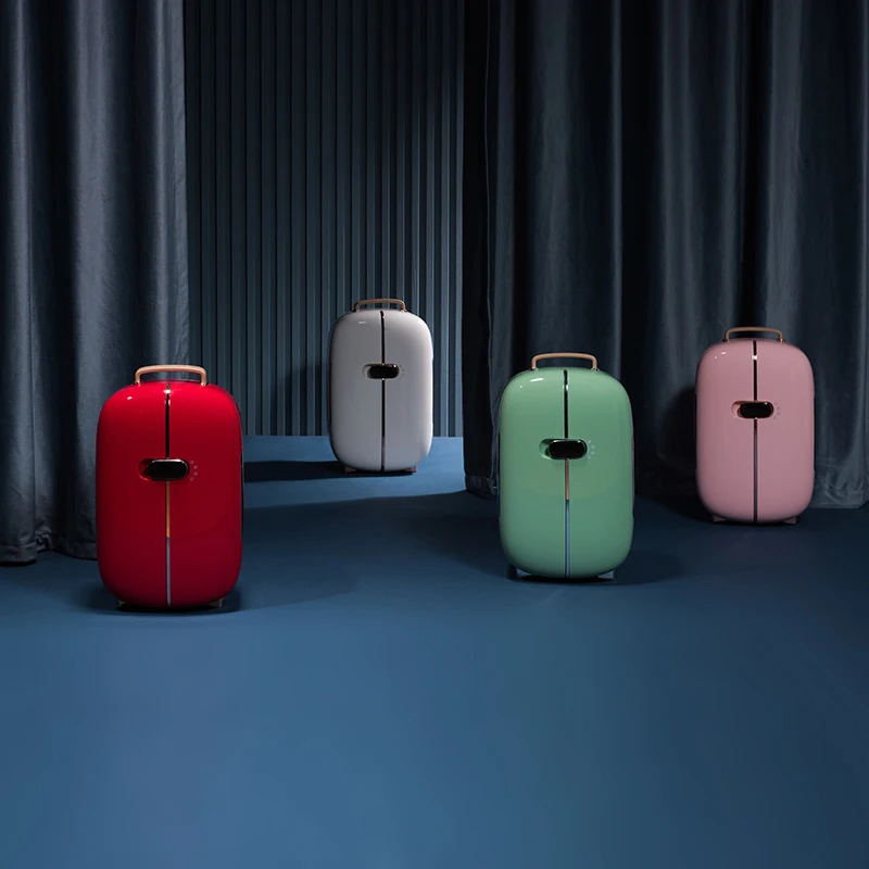 両開きドアミニ冷蔵庫、ポータブル定数温度、デジタルLEDディスプレイ、プロの化粧品、小さな美容、新しい