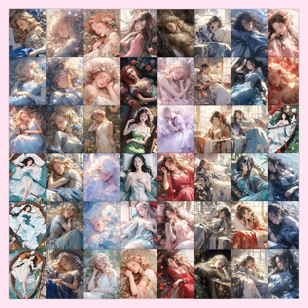 60PCS Sleeping Beauty Stickers - Enchanting Decor for DIY Projects, Notebooks & Personal Items RecordingYourLife Store
