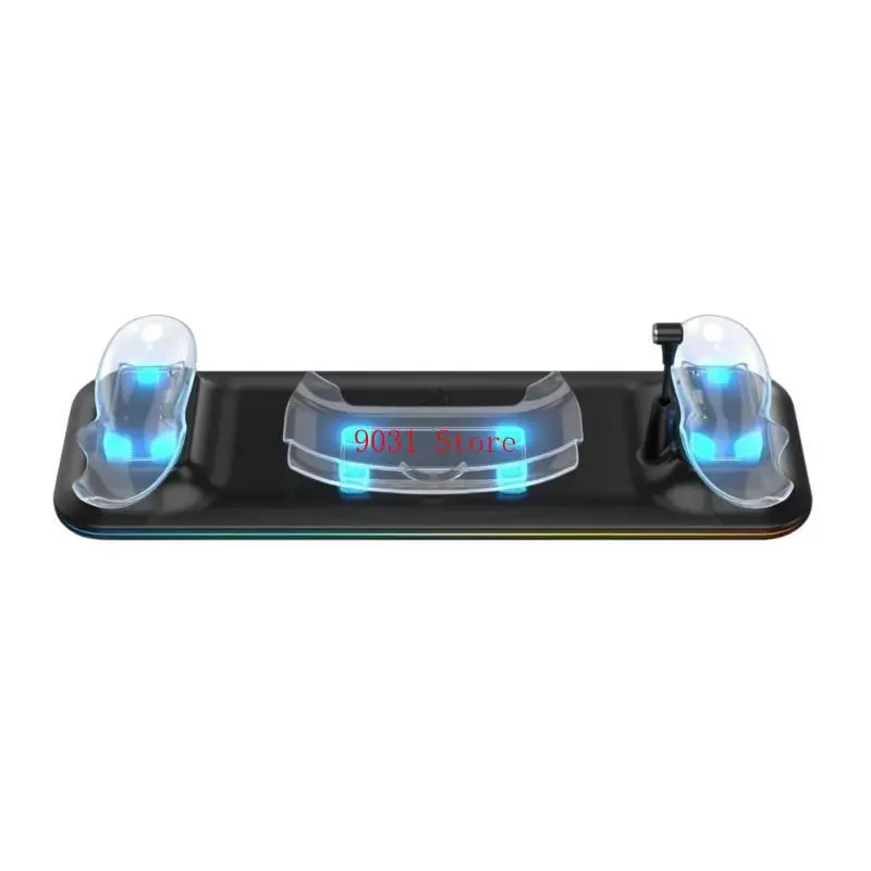 Charging Dock with LED Light for 3 Controller Charging Stand LED Display