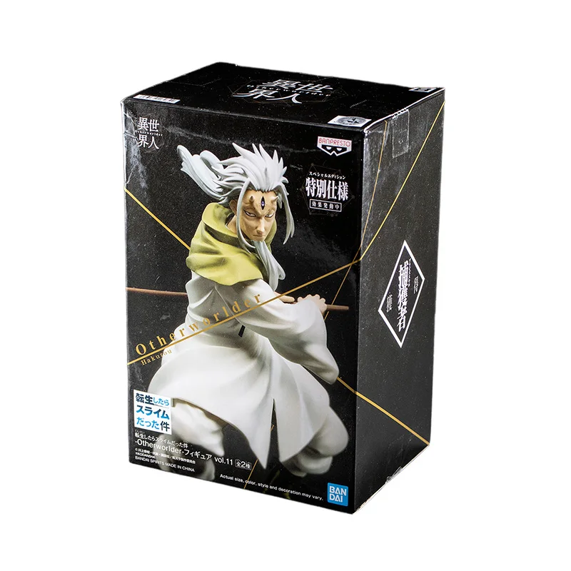 Bandai-Figura de Ação Anime de Desenhos Animados, Modelo BANPRESTO, Aquela Vez Que Eu Reencarnei Como um Lodo, Otherworlder Hakurou, Em estoque, 14cm