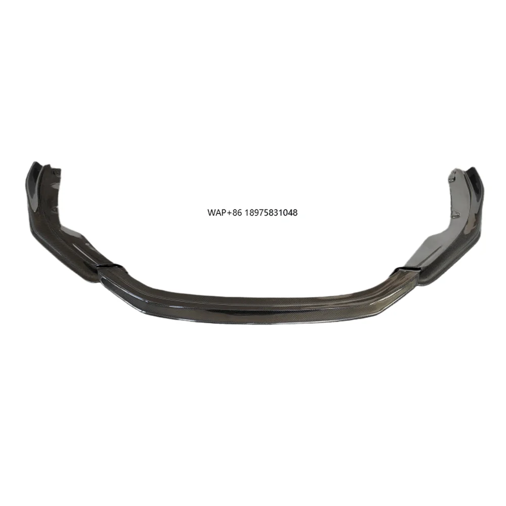 

3K Genuine Carbon Fiber A-Style Front Bumper Lip Body Kit Specific Fit for 718
