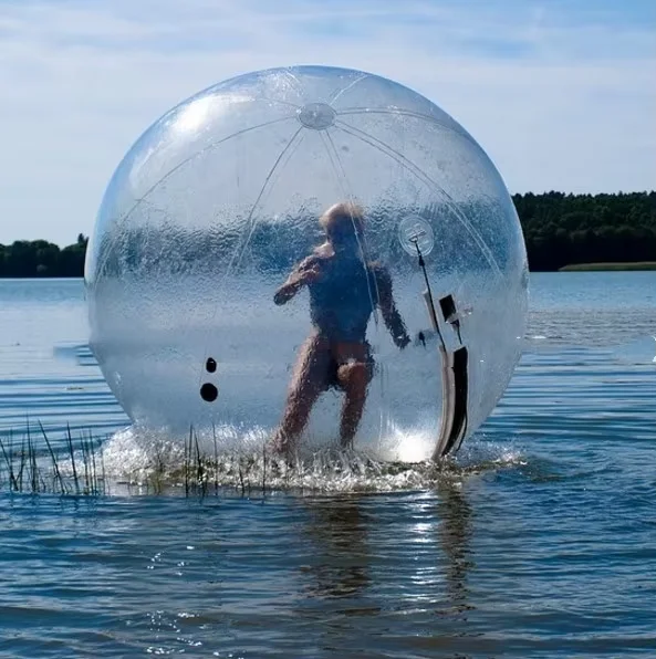 2m Dia Water Ball Water Pool Ball Transparent Water Zorb Ball For Human Inside Water Game Dancing Water Walking