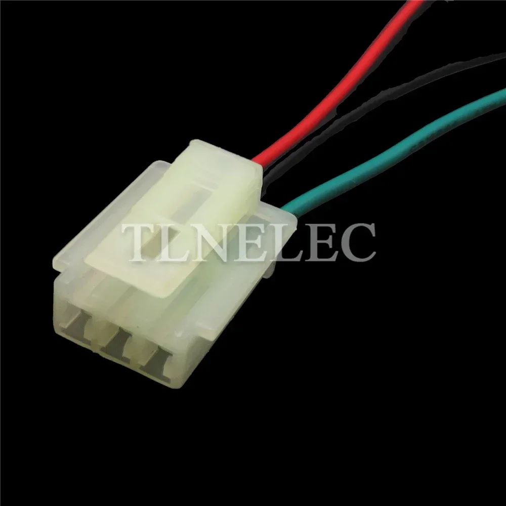 3 Pin Way Car Unsealed Sockets Auto Wire Harness Connector With Wires 6090-1131 6090-1136