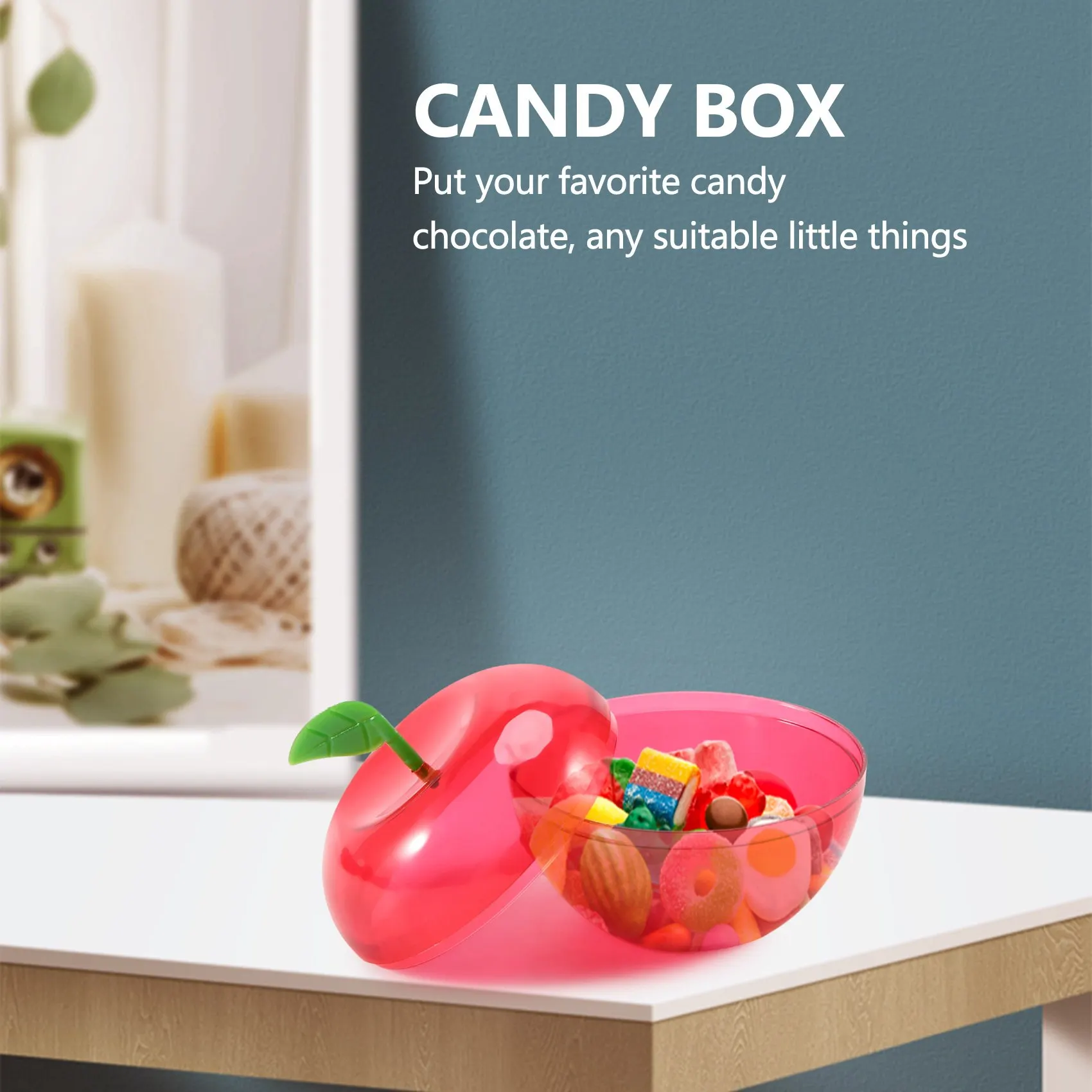 Wedding candy box 20PCS Wedding Party Preference Container Toy Filled Plastic Shaped Candy Box Birthday/Wedding Decoration