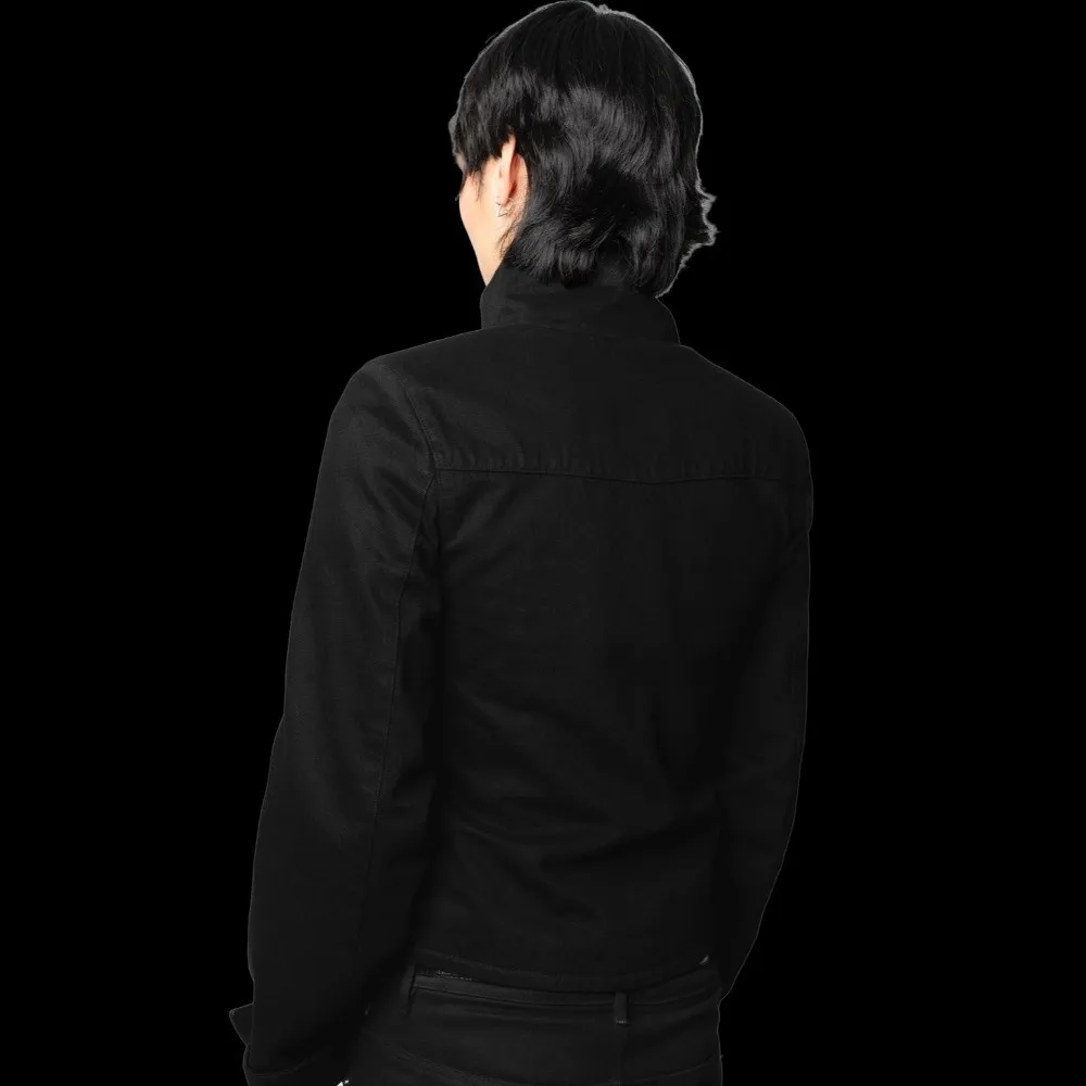 Fashion Napoleon Style Short Jacket Slim Fit Multi-layer Fasteners Court Style Coat Trend Long Sleeve Stand Collar Coat Y2K