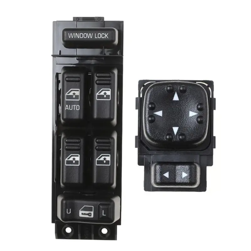 

Plain 15720127 15045085 Car Window Rearview Mirror Control Switch For Silverado Avalanche Tahoe GMC