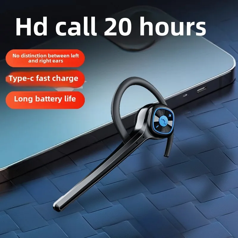 M11 หูฟังบลูทูธหูฟังไร้สายแฮนด์ฟรีหูฟังพร้อมไมโครโฟน HD สำหรับโทรศัพท์ iPhone Xiaomi Samsung