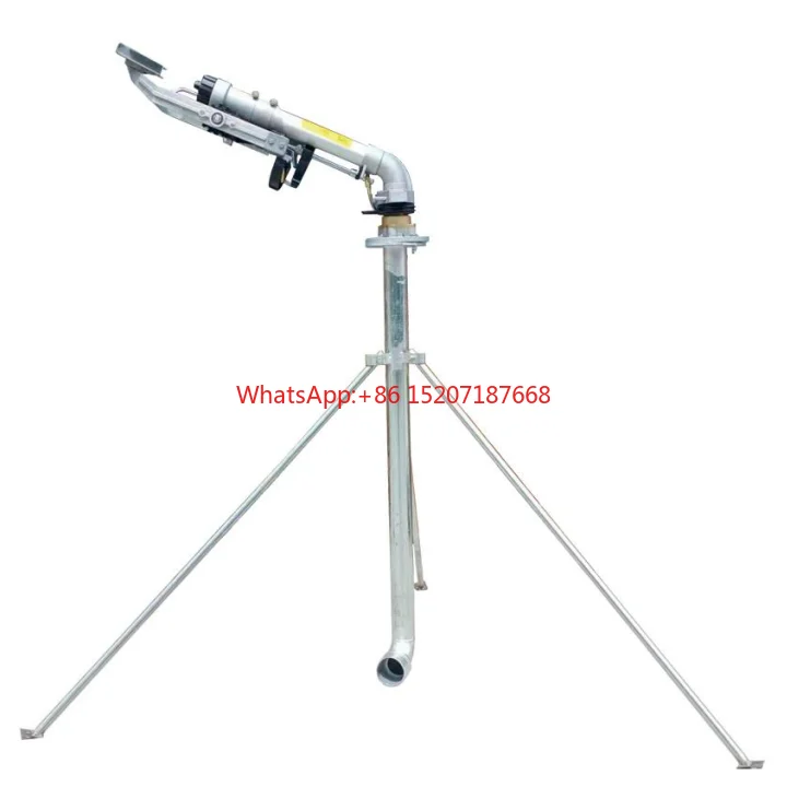 مسافة رذاذ طويلة للري الزراعي قابلة للتخصيص 2 بوصة بندقية رذاذ ارتفاع ضغط المياه جهاز الرش تشغيل كبير