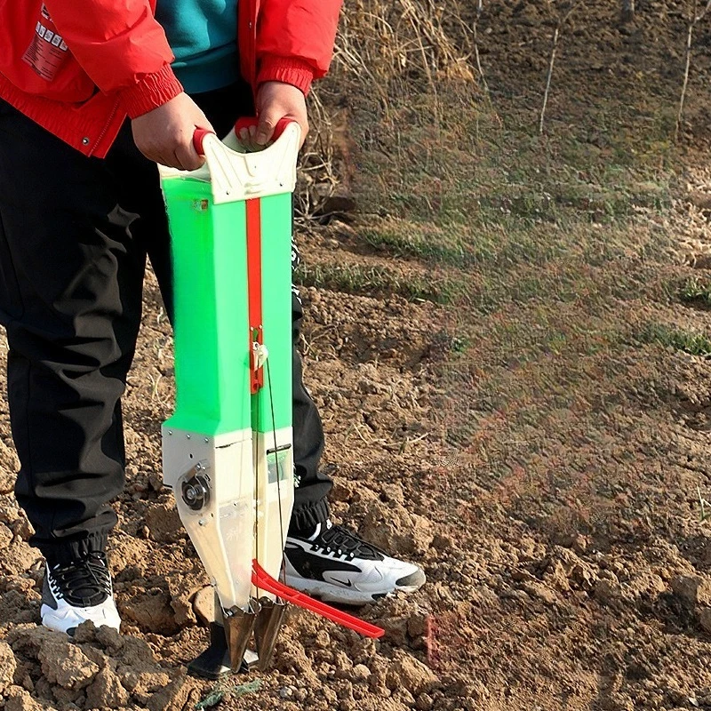 

New labor-saving sowing artifact, planting corn, peanut, soybean spot seeder, fertilization all-in-one machine