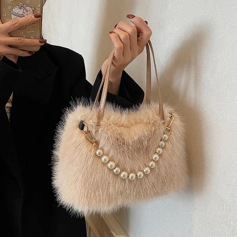 Thumbnail 4 - #39 Faux Fur Shoulder Bags Deals & Discounts