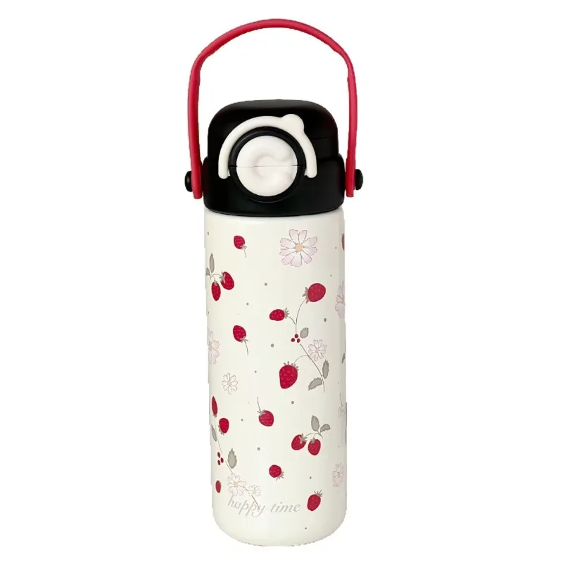 500ml Bouncing Thermos Bottle 316 Food Grade Student Water Cup Portable New Product for Girls Anti Drop Cup As A Souvenir