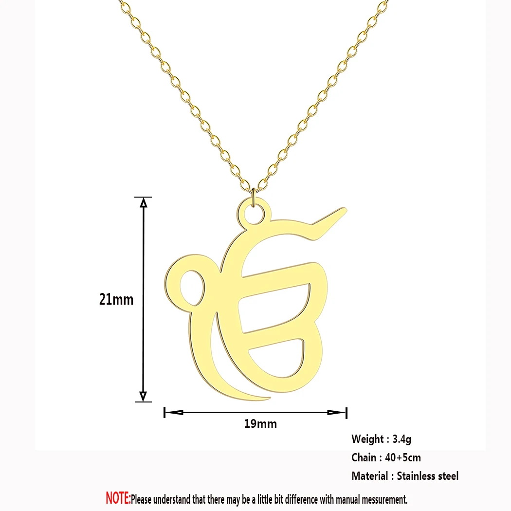 Kinitial Stainless Steel Ek Onkar Necklace Ik Onkar Necklace Ik Onkar Symbol Pendant Christmas Day Gift Necklace