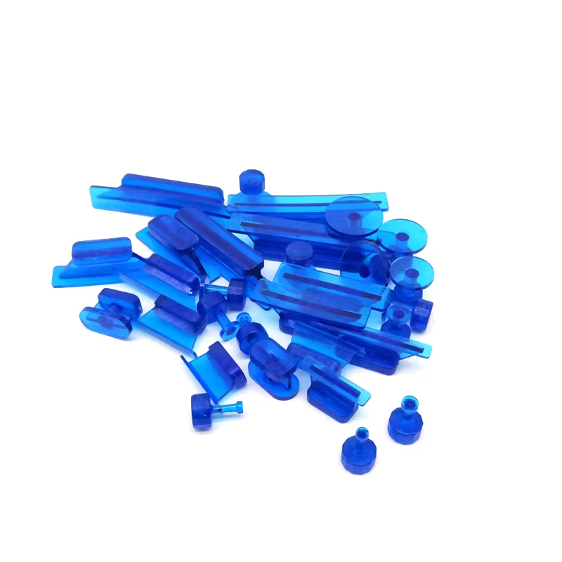 15 pcs blue transparent blue tabs Glue Pulling Tabs High Quality Glue Tabs  For Paintless Dent Repair Tool