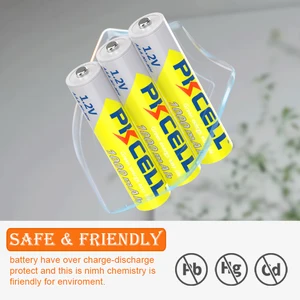 8pc pkcell AAA battery 1.2V 1000mah ni-mh aaa rechargeable batteries and 2pc battery box for clock lantern toys 8 Main Sales Battery AAA Rechargeable - №1