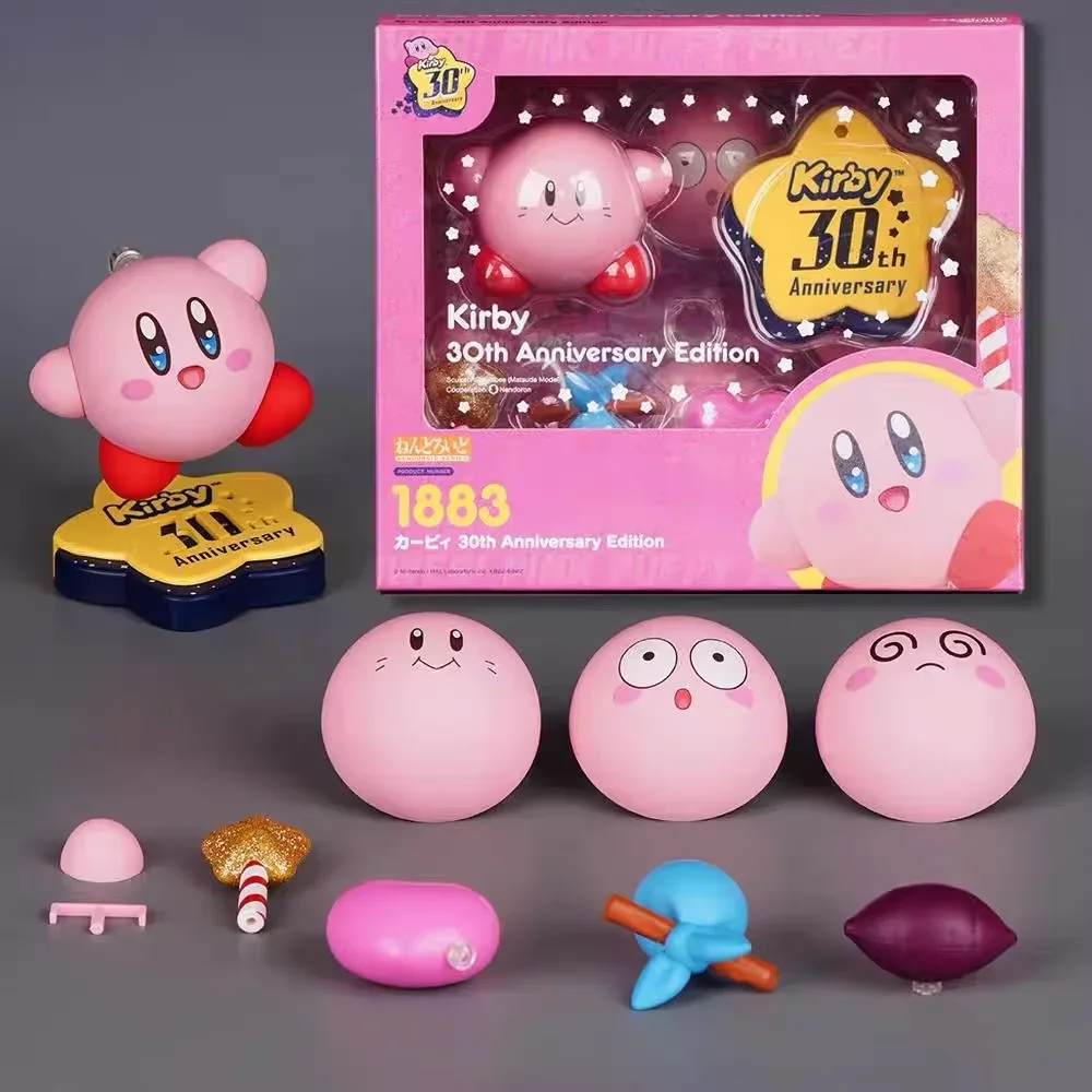 Kawaii Anime Kirby 30Th Anniversary Edition Action Figures Cute Gsc 1883 Kirbys Figures Model Toys Desktop Decor Doll Kids Gifts