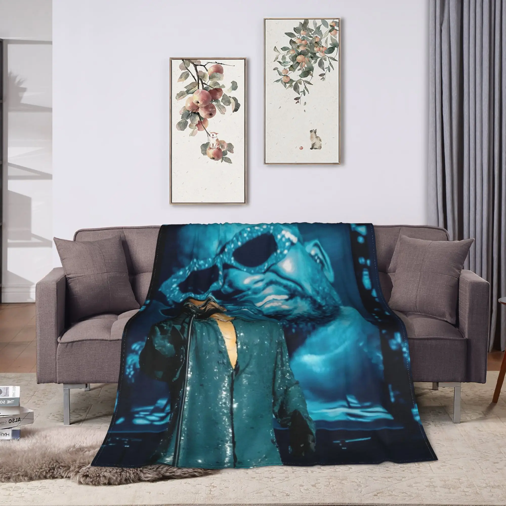 Fally Ipupa Congolese Singer Flannel Blanket Winter Soft Throw Blanket for Girls Bedroom Street Trend Bedspread Sofa Bed Cover