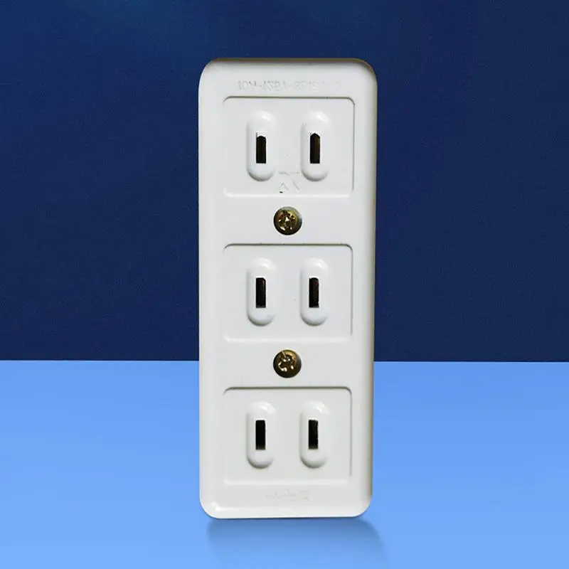 【CCA】Japan Bakelite 3 Way Power Strip Wireless Socket Converter 5000W Wire Extension Drag Strip 2 Pole Line Board 10A 125V