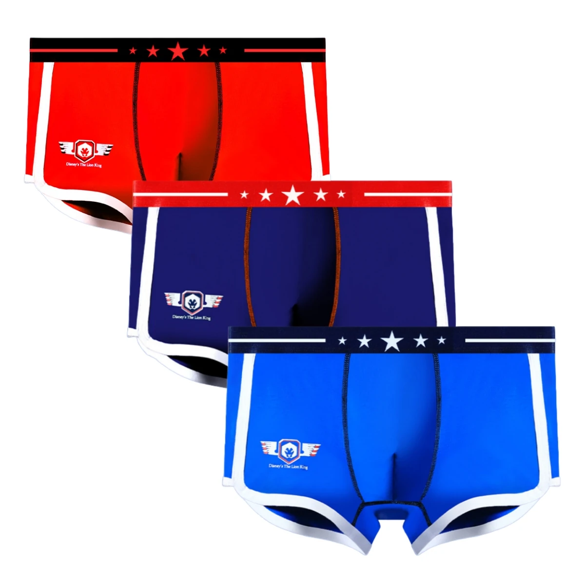 

3Pack Men's Cotton Underwear Breathable Soft Boxer Briefs Athletic Sportswear Comfortable Elastic Waistband