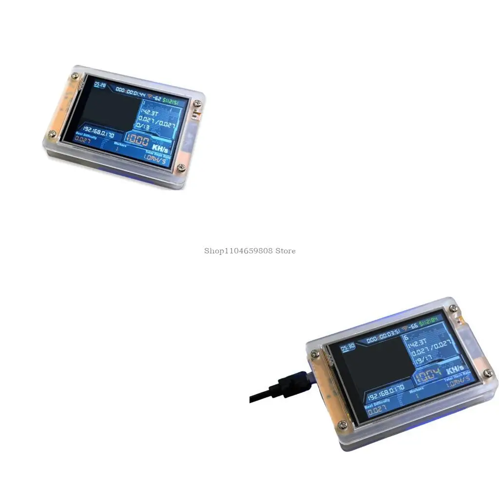 2.8 بوصة شاشة الكريستال السائل 1000kh/s اليانصيب التعدين مينر مينر آلة التعدين للمنزل