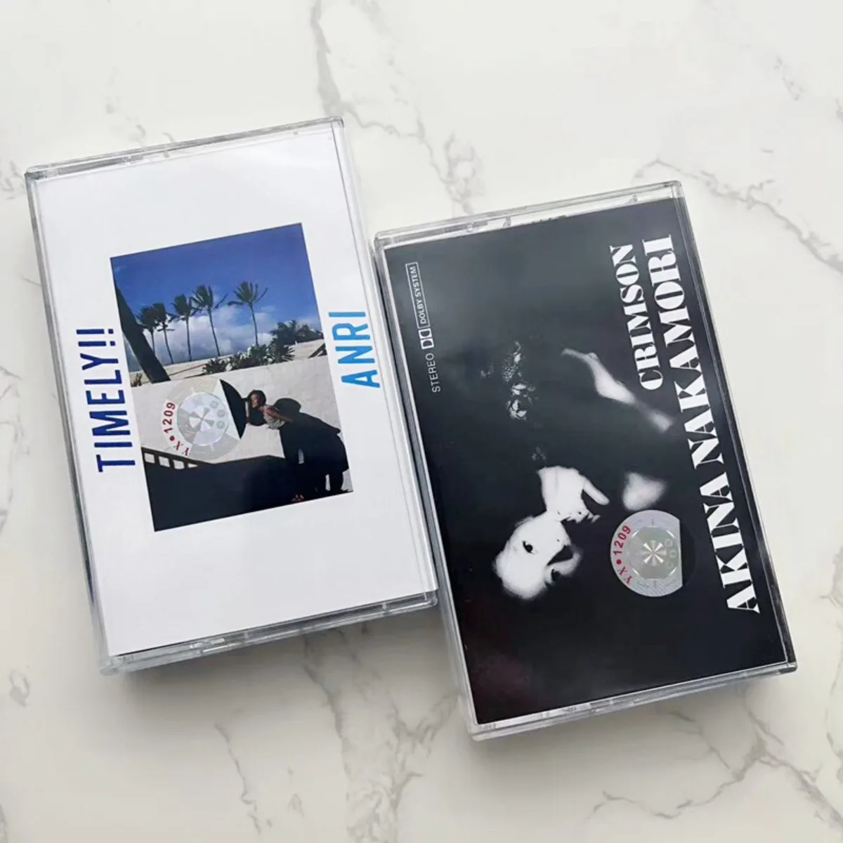 

Akina Nakamori Crimson & Anri Timely!! J-pop City Pop Music Cassette Tapes Japanese Vintage Showa Sound Collection for Fans