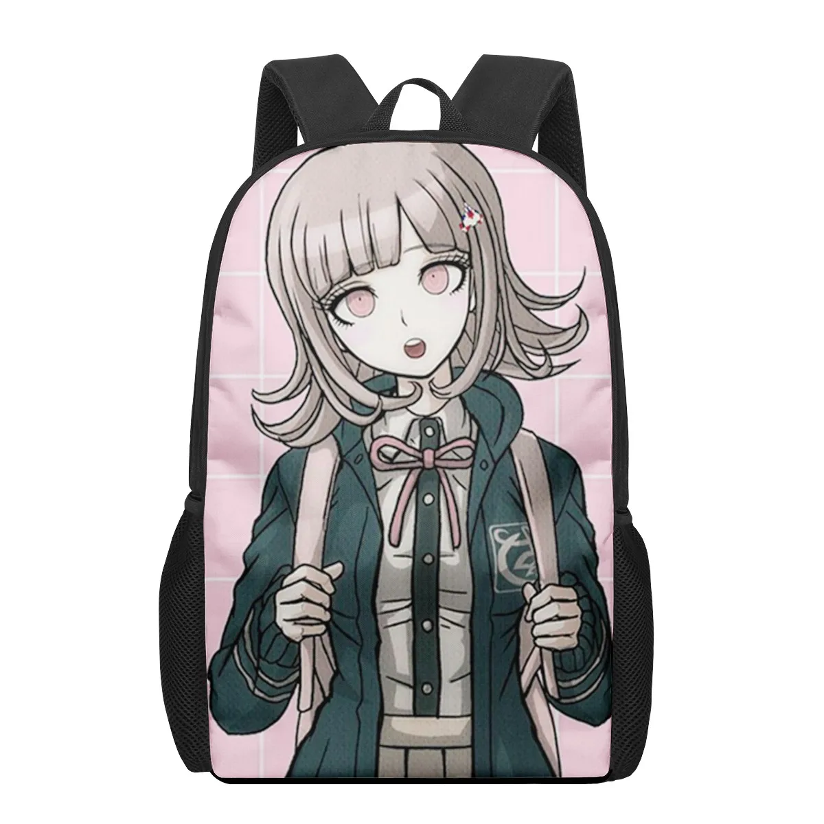 Nanami ChiaKi Danganronpa 2021 School Bags Fashion Print Backpacks For Teenage Boys Girls Schoolbag Book Bag 16 Kids Backpack