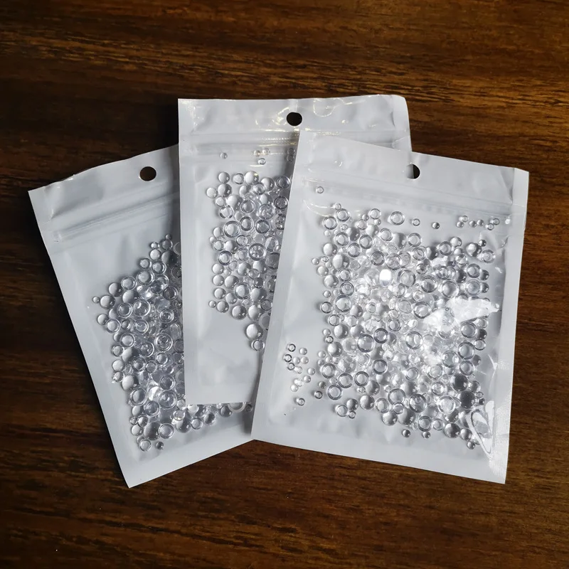 Suncraft Faux Water Drop Resin Cabochons, Flat Back Round Convex Embellishments for DIY Card Making, In Stock
