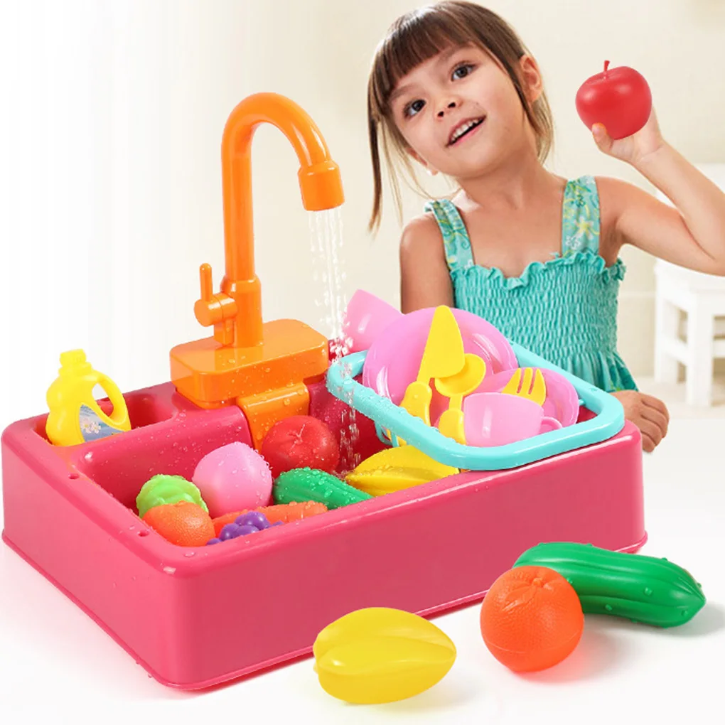 Gootsteenspeelgoed Elektrisch educatief peuters Fantasiespel Verantwoordelijkheidsspeelgoed