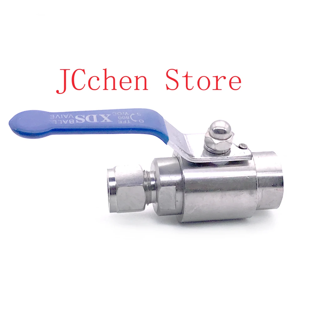 1/2 "BSPP أنثى x صالح 6/8/10/12 مللي متر أنبوب OD ضغط صمام كروي عالي الضغط 304 الفولاذ 2230 رطل لكل بوصة مربعة لمصدر الهواء