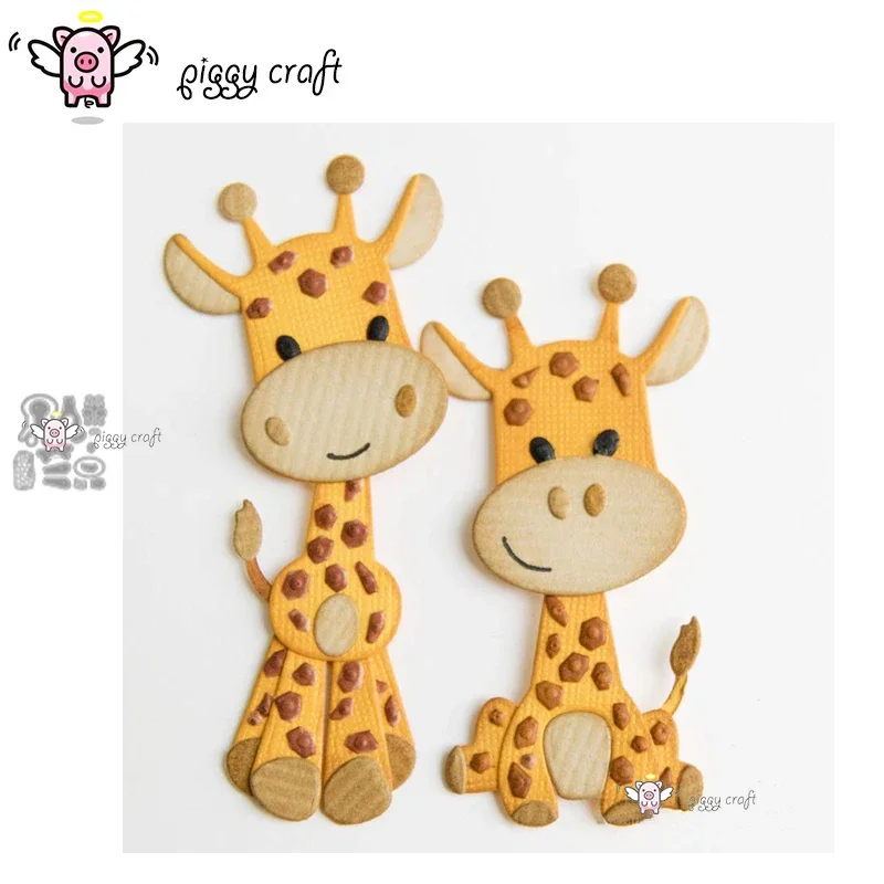 Piggy Craft metal cutting dies cut die mold New Giraffe decoration Scrapbook paper craft mold blade punch stencils dies