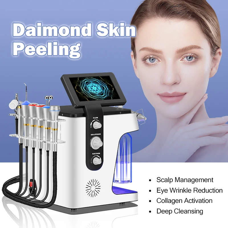 Hydro Microdermabrasion Sauerstoff Jet Aqua Gesichtsbehandlung Hautpflege Reinigung Hydra Dermabrasion Gesichtsmaschine