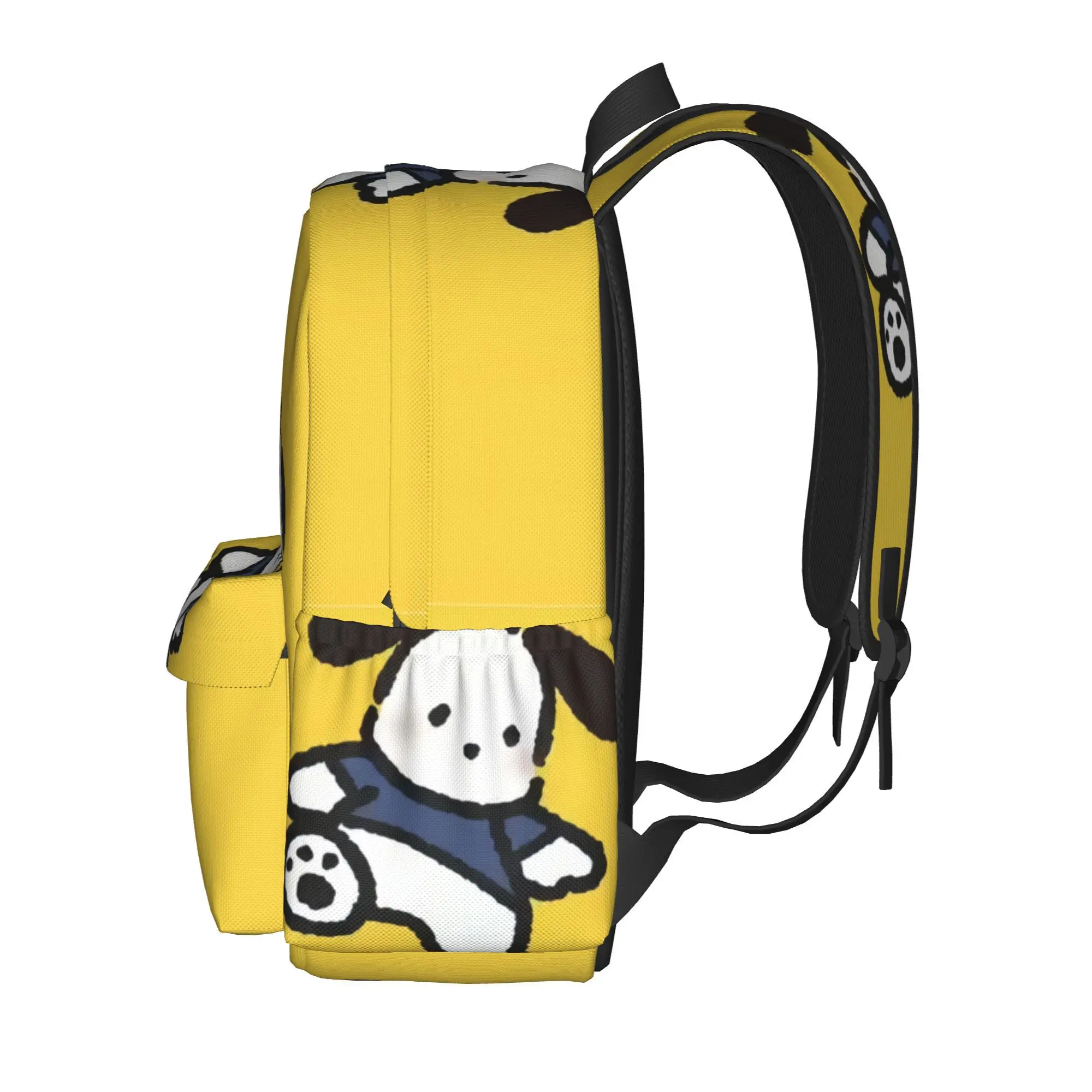 Pochacco Mochila unissex para viagem ao ar livre, design leve para reduzir a carga, bolsa escolar espaçosa para uso diário