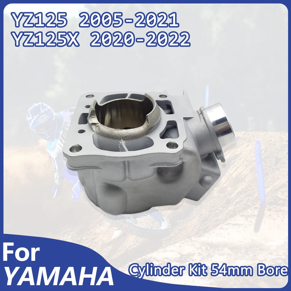 

For YAMAHA Motorcycle 54mm Air Cylinder Block YZ125 2005-2021 YZ125X 2020-2022 Engine Off-road Bikes Engine Accessories
