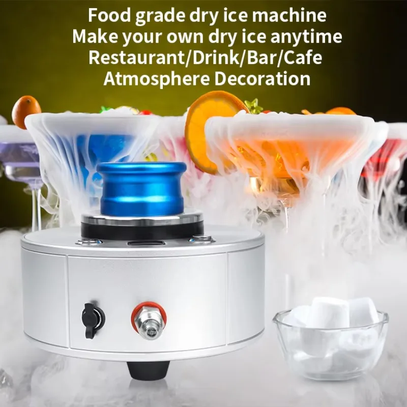 Space Saving Small Dry Ice Machine Compact Dry Ice Maker For Restaurant Back Of House Commercial Kitchen Use