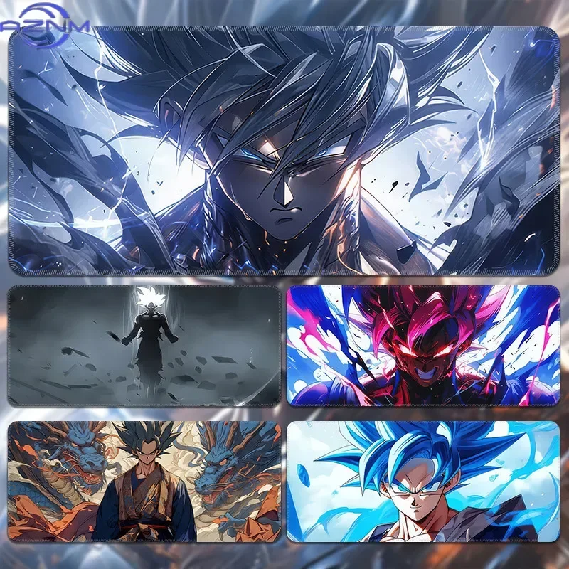 Cool Anime Warrior Lightning Theme Mouse Pad, Rubber Non-Slip Base, Smooth Surface for Gaming and Office Desktop Computer Use
