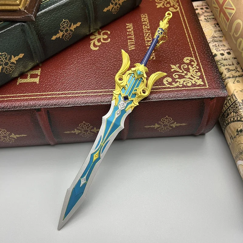 

21cm Genshin Impact Game Replica Song of Broken Pines Sword Metal Weapon Model 1:6 Action Figure Accessory Collectible Ornaments