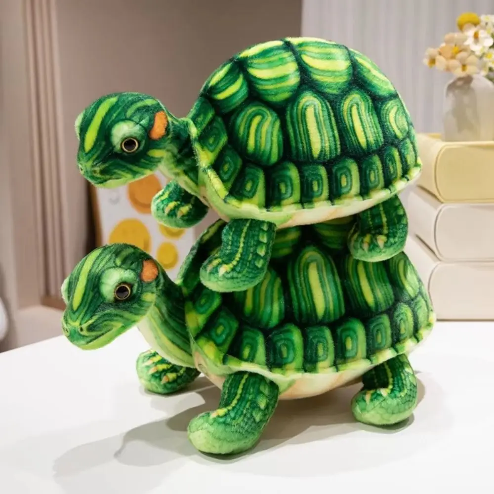 Simulierte Schildkröte Schildkröte Plüschtier Weiche Cartoon Schildkröte Stofftier 30 cm Lebensechte Schildkröte Puppe Wurfkissen Kindergeschenke