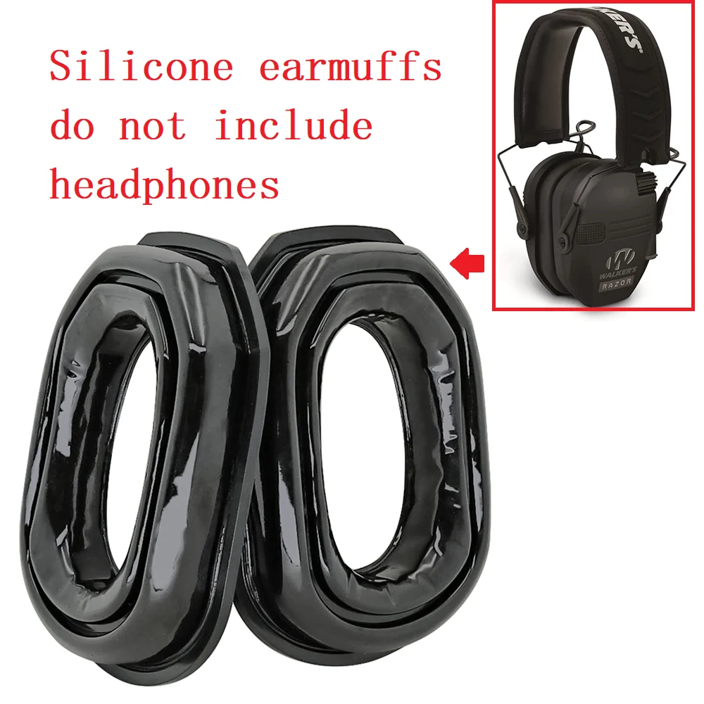 

Tactical Electronic Earmuff Accessories Gel Ear Pads for Walker Razor and Xcel Muff Series Tactical Shooting Headphone