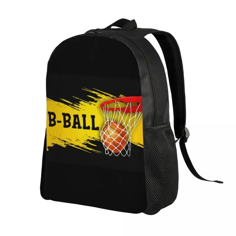 Zaino da viaggio per basket pop art, donna, uomo, scuola, laptop, bookbag, sport, studente universitario, zainetto