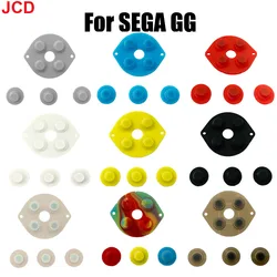 JCD-Juego de almohadillas adhesivas para SEGA GG Game Gear, botón conductor de goma de Color, teclado de silicona, carcasa adecuada, 1 Juego