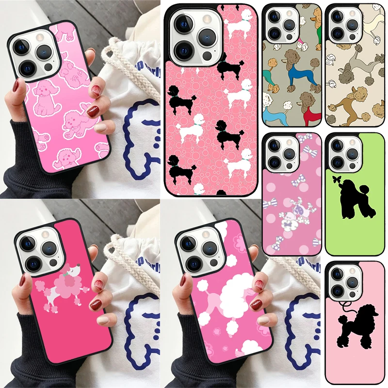 Funny Poodle Design Cover For iPhone 16 13 14 15 Pro Max 12 Mini 11 15 Pro Max 6 7 8 Plus Max SE 2020 Phone Case