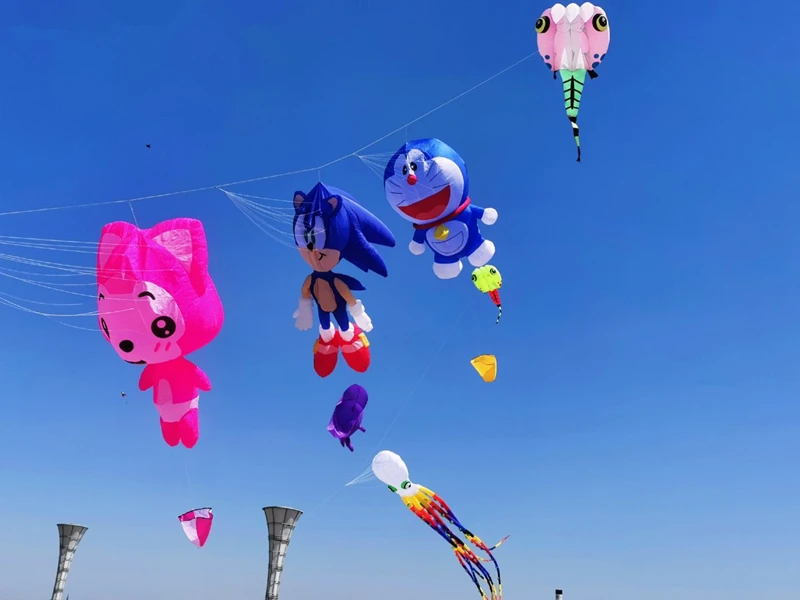 Kostenloser Versand neue 13 m große Oktopus-Drachen für erwachsene fliegende Spielzeuge Drachen Outdoor-Spielzeug Drachen fliegender Windsurfen Strand Wind Papagei Drachen