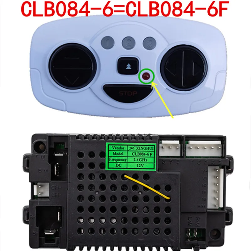 子供用リモコン付き電気自動車,CLB084-6F g,子供用電気自動車受信機,2.4